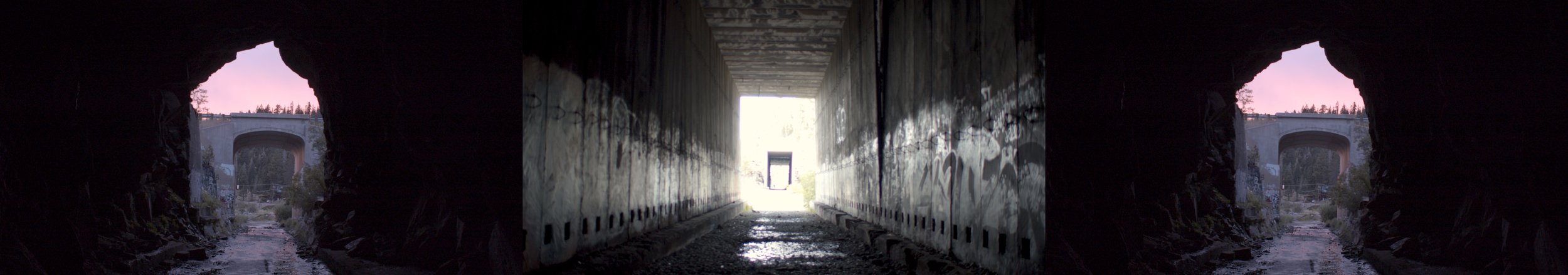 donner pass tunnels